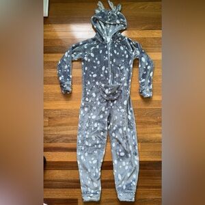 Justice Gray and White Reindeer PJ